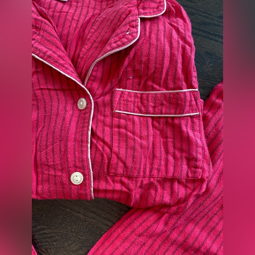 LOVE by Gap Flannel Pajama Set Size Small